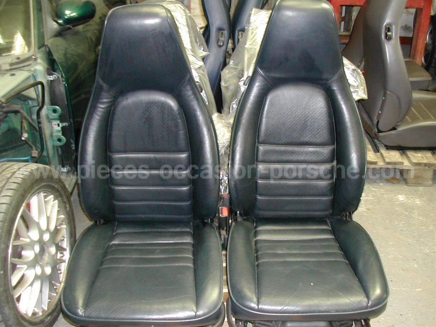Lot de 2 sièges bleu nuit Porsche 911